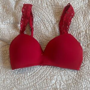 Aerie Red Lace Women's Bra